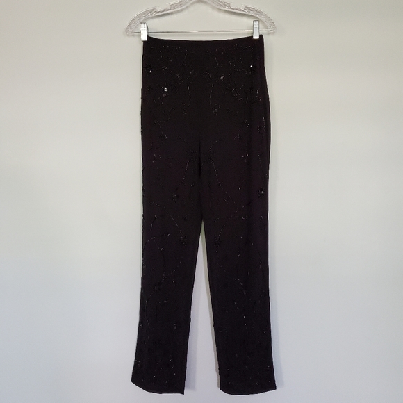 H&M| Beaded Embroidered Pants - Picture 9 of 14